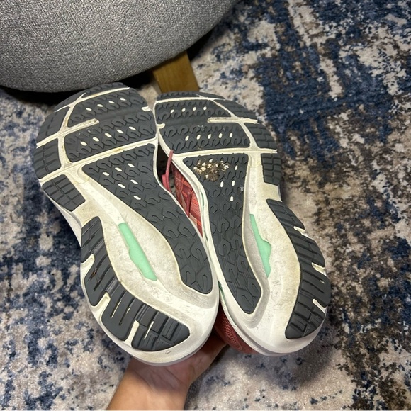 Mizuno Pink Rosette Wave Inspire 18 Lace-Up Sneakers Size 9.5 - Picture 10 of 12